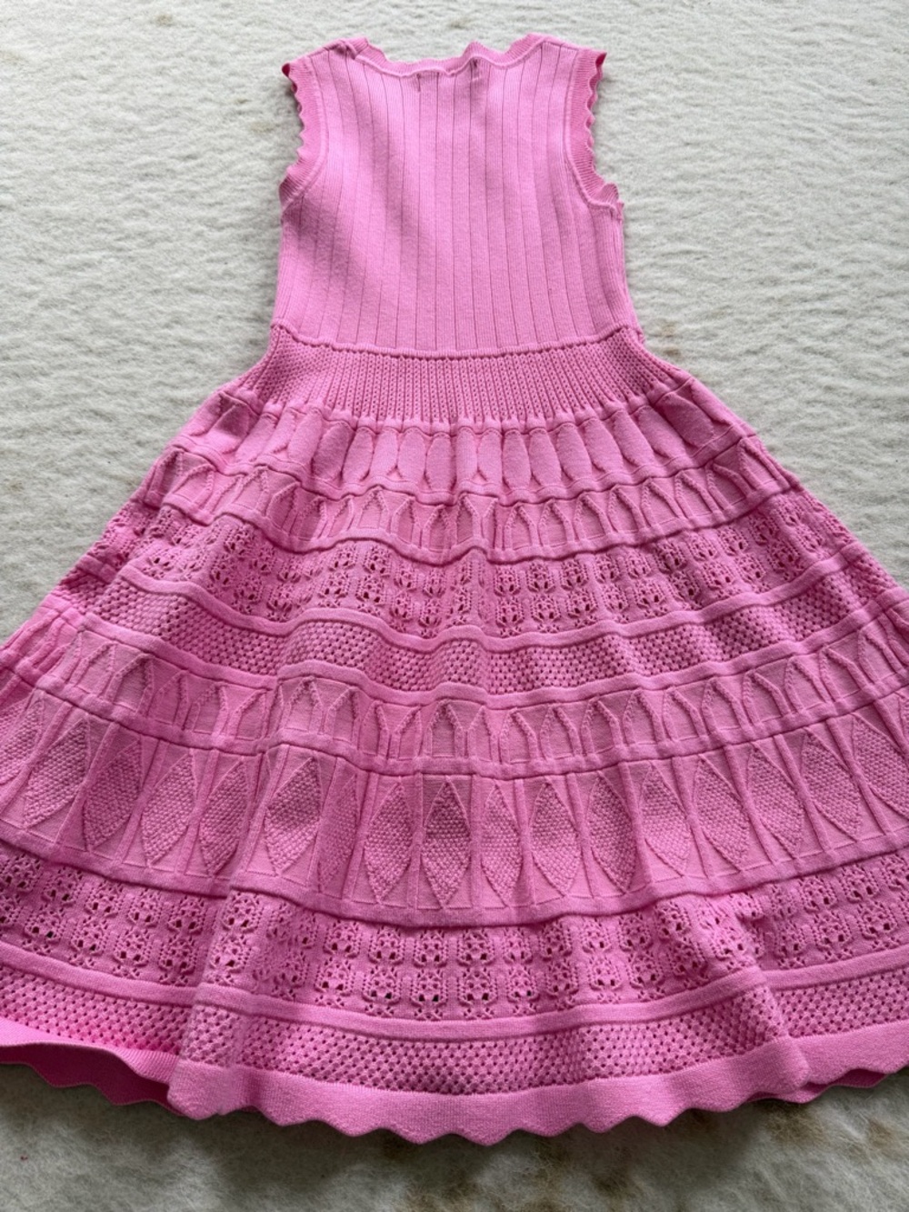 Willow & Wind Pink Knit Tiered Dress - Picture 9 of 15